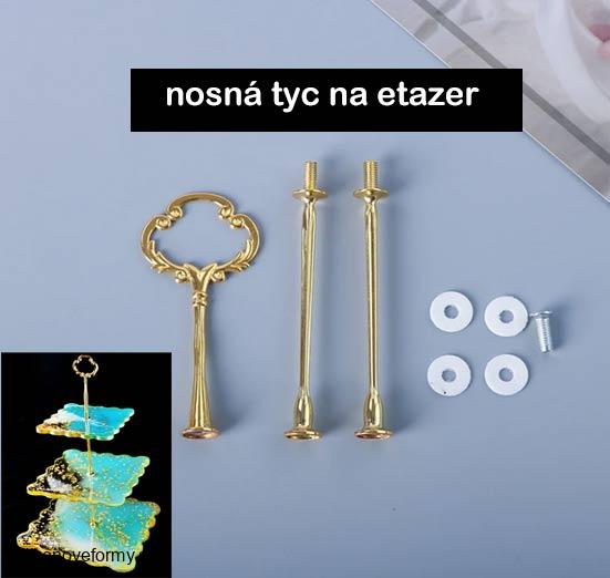 Nosná tyč na etažer - kľúčik