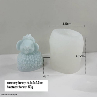 Silikónová forma - 3D ovečka
