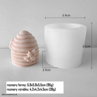 Silikónová forma - včelí úľ