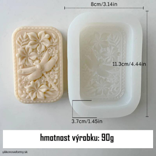 Silikónová forma na mydlo - vážka