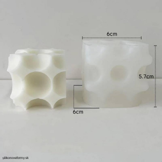 Silikónová forma kocka syrové diery