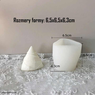 Silikónová forma na sviečku Zongzi šatôčka