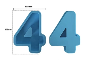 Silikónová forma číslica - 4