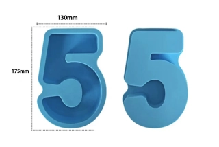 Silikónová forma číslica - 5