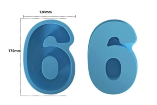 Silikónová forma číslica - 6