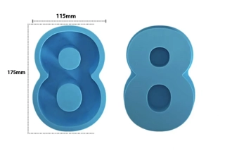 Silikónová forma číslica - 8