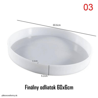 Veľká kruhová forma 60 cm