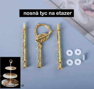 Nosná tyč na etažer - list