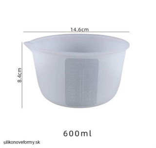 Silikónová odmerka široká 600ml